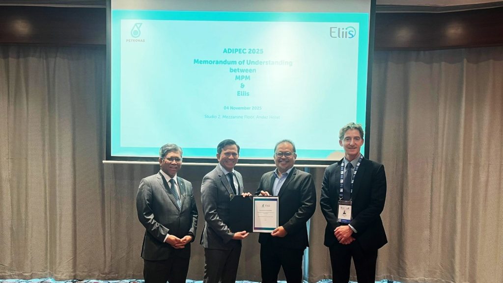 PETRONAS through Malaysia Petroleum Management (MPM), and Eliis Sign Memorandum of Understanding to Accelerate AI/ML Innovation in Malaysia’s Upstream Industry